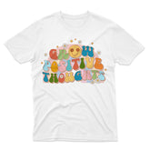 Sandjest Grow Positive Thoughts Inspirational Groovy Style Shirt for Women Girl Friends